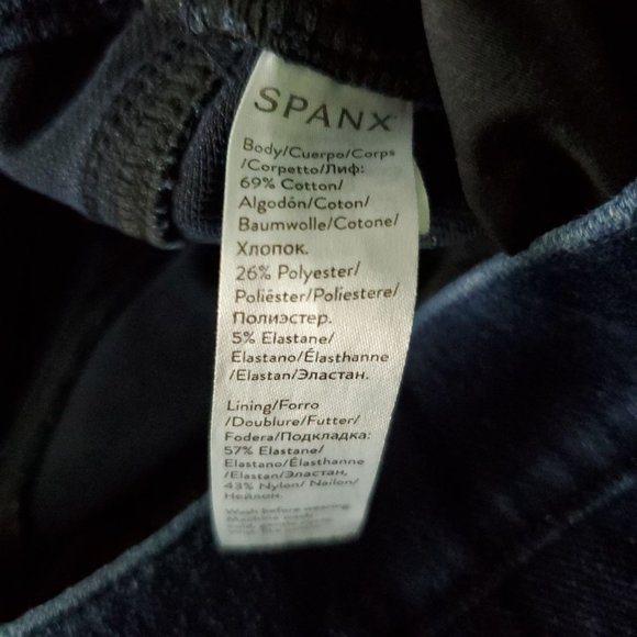 Spanx Jean Style Ankle Leggings with Pockets, in Twilight Rinse, Sz XS - Picture 11 of 11